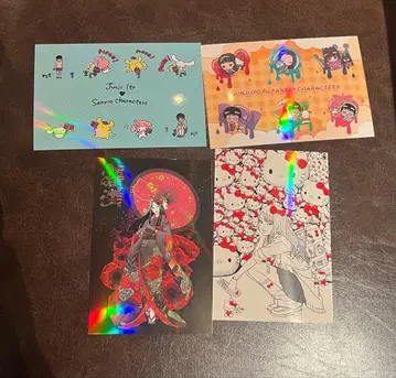 이토 준지 x 산리오 캐릭터즈 토미에 엽서 특전 4종 세트