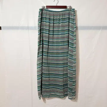 한정품 ANNALEE + HOPE 보더 무늬 롱 스커트 [ XL ]