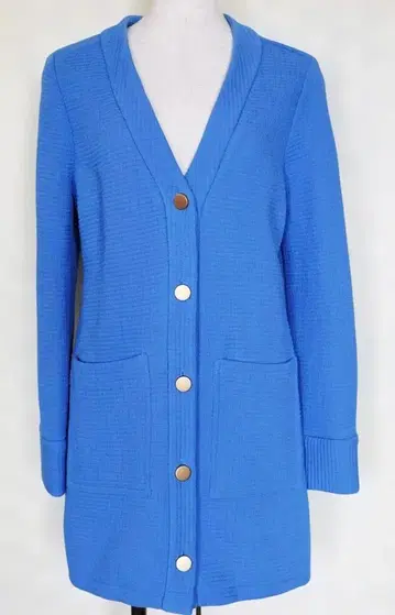 새상품 ZARA 페미닌 블루 V넥 테일러드 자켓