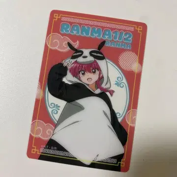 란마 1/2 팝업 클리어 카드 여자 란마