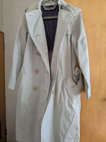 폴 스미스 베이지 더블 브레스트 트렌치코트 사이즈 40