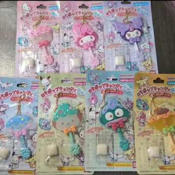 롤리팝 캔디 참 키링 7개 세트