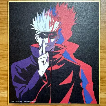 애니메이션 주술회전전 고죠 사토루 시부야 사변 미니 색지