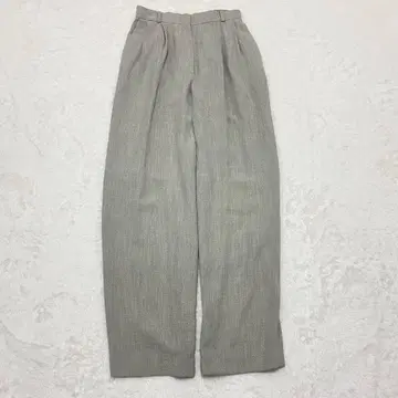 스트레이트 하이웨스트 팬츠 / 캐주얼 얇은 소재 봄/여름 허리 턱 심플