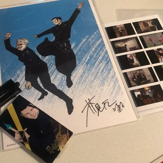 주술회전 회옥옥절 비주얼 보드, 게토 아크릴 스탠드, 엔딩컷 씰스티커