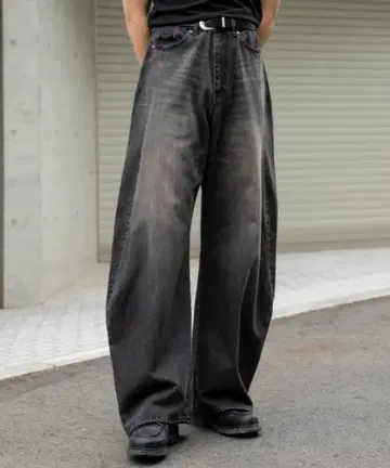 SINSS 커브 배기 데님 s