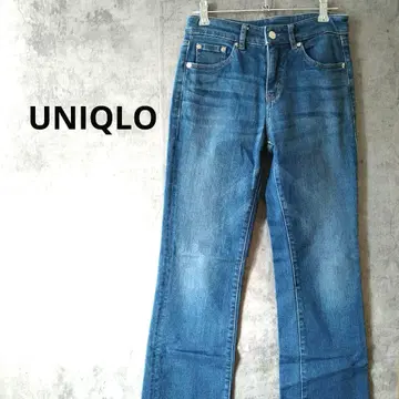 유니클로 스트레이트 데님 팬츠 캐주얼 팬츠 청바지 아메카지 구제 의류