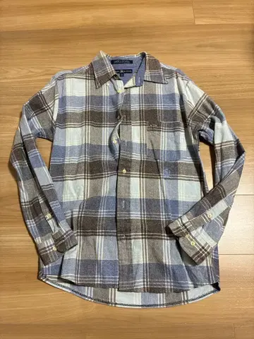 TOMMY HILFIGER 체크 무늬 플란넬 셔츠 M