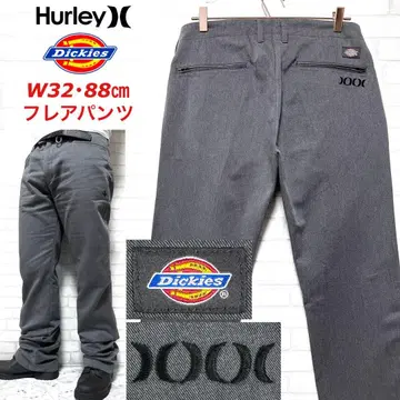 Hurley x Dickies 콜라보 플레어 팬츠 TC 트윌 부츠컷
