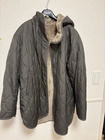 [ 클리닝 완료 ] 프레임워크 퀼팅 보아 2WAY 후디 코트