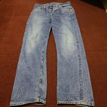 더블 웍스 세코한 w32 웨어하우스 종이 패치 숨김 리벳 체인 스티치