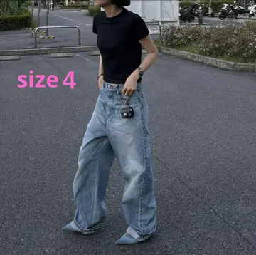 ok.soon original wide 데님 사이즈 4