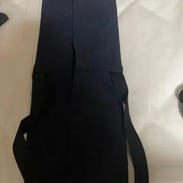 WEWILL 네이비 코튼 슬랙스