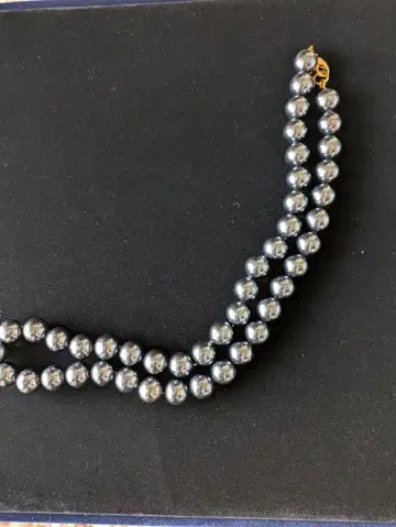 액세서리 블랙 펄 목걸이 새상품, 미사용