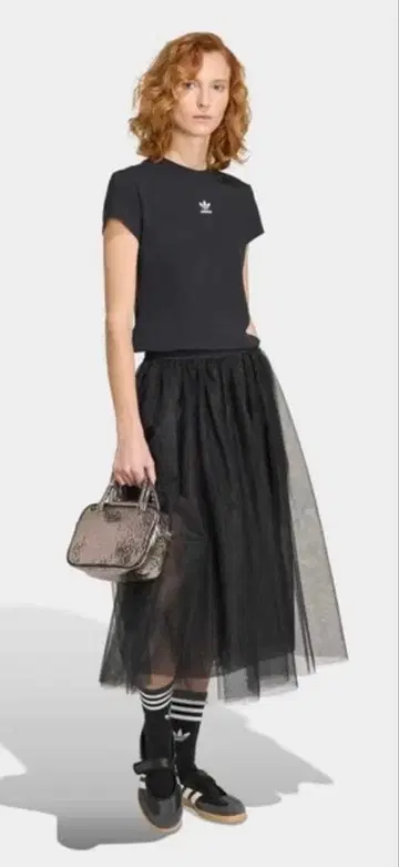 미사용 adidas 샤샤 스커트 블랙 M