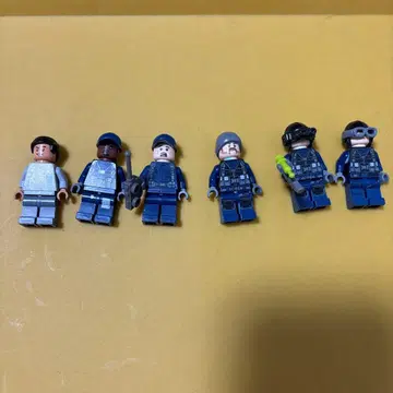 LEGO 미니 피규어 6체 세트 쥬라기 월드 정품