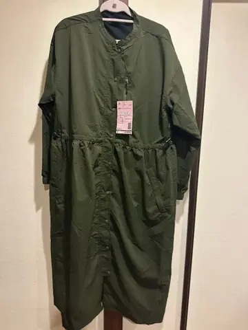 고발수 쉘 원피스 코트 다크 그린 LL 사이즈 워크맨