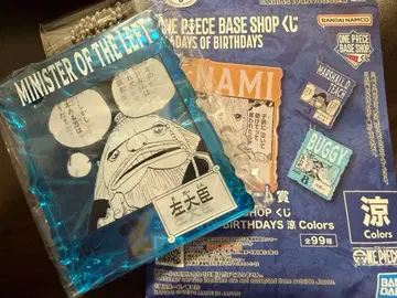 원피스 베이스샵 복권 아크릴 블록 참 왼쪽 대신