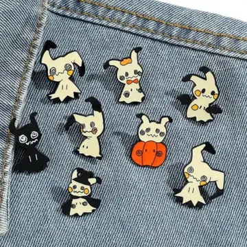 미미큐 포켓몬 핀 배지 8개 세트