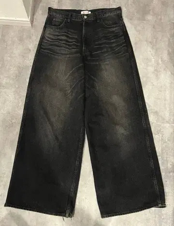 24AW Masu Boys Baggy Jeans black 50