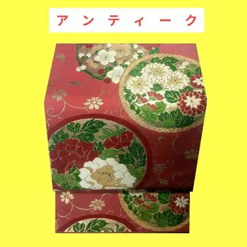 949 앤티크 나고야 오비 마루니 하나바나