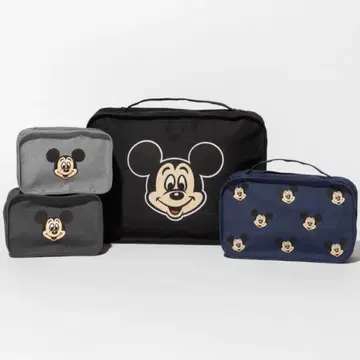 택 포함 새상품 wcj 미키 디즈니 트래블 파우치 세트