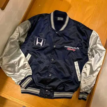 [ 컨디션 최상 ] HOND RACING 새틴 자켓