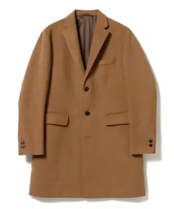 BEAMS 체스터 코트 M 브라운