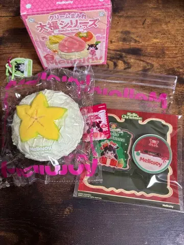 Mellojoy 크림 범벅 다이후쿠 스타 후르츠 아크릴 스탠드 포함