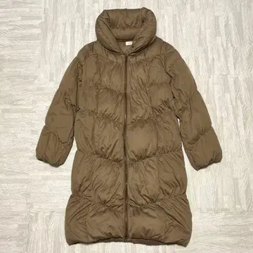 새상품급 어반 리서치 스트레치 타프타 다운 코트 베이지 FREE