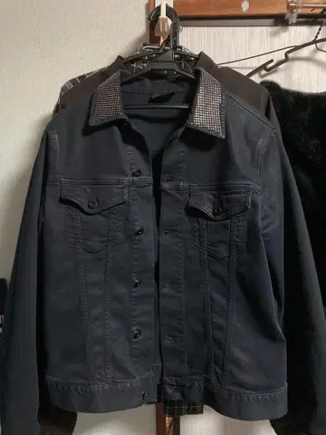 스터드 데님 자켓 EMPORIO ARMANI