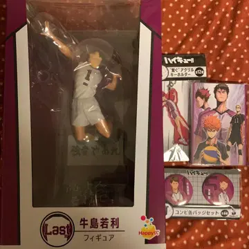 하이큐 Happy 복권 우시지마 와카토시 피규어 외 4종 세트 덤 포함