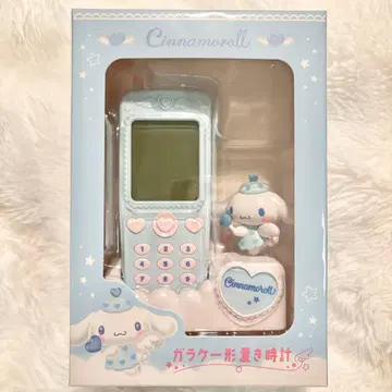 미개봉 새상품 시나모롤 산리오 폴더폰형 탁상시계