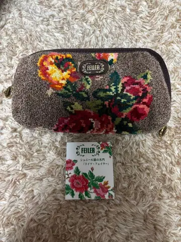 FEILER 꽃무늬 장지갑 멀티 파우치