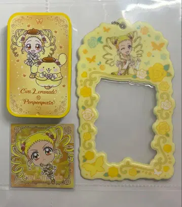 큐어 레모네이드 스티커 사진 폴더 슬라이드 캔