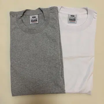 PRO CLUB 헤비웨이트 T셔츠 2XL 그레이 화이트