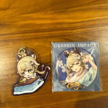 원신 임팩트 키링과 캔뱃지 세트