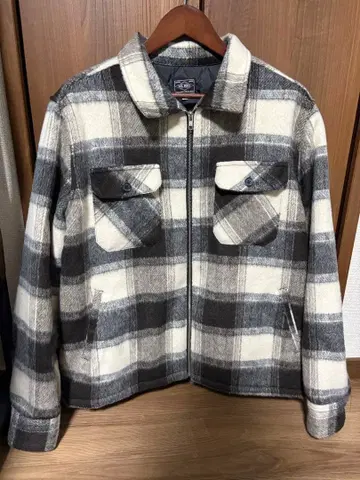 [ 미사용품 ] BIG MIKE 옴브레 체크 자켓 L 사이즈