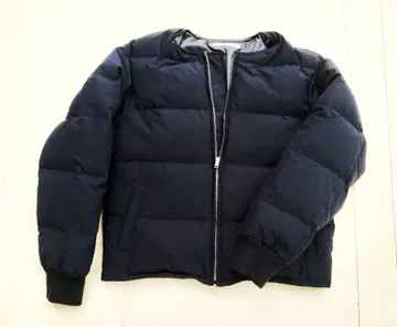 새상품급 JOURNAL STANDARD 노카라 다운 자켓 S 네이비