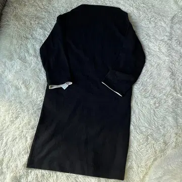 FENNEL 원피스 9호 택 포함 새상품 바이컬러 블랙 니트