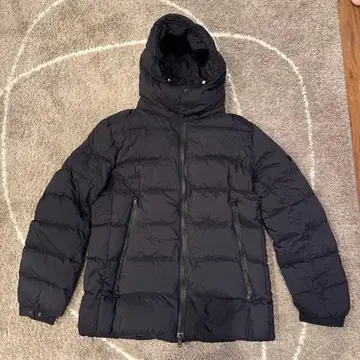 타트라스 블랙 후드 부착 다운 자켓