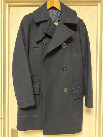 GAP 다크 네이비 피 코트