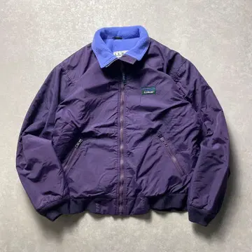 90s L.L.Bean 나일론 자켓 퍼플 웜 업 쉘 신틸라