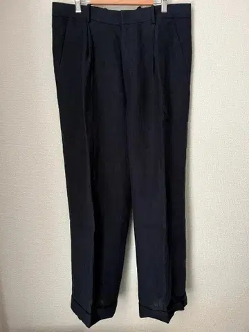 AURALEE LINEN SILK SUMMER TWEED SLACKS 5