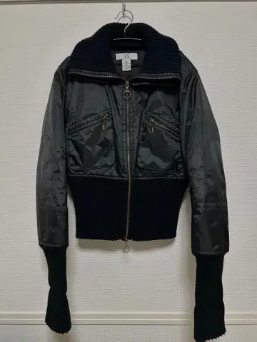 Armani 90s 빈티지 블랙 점퍼