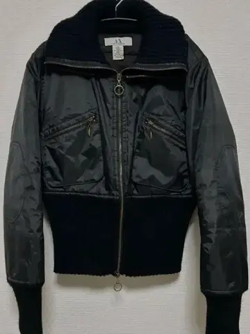 Armani 90s 빈티지 블랙 점퍼