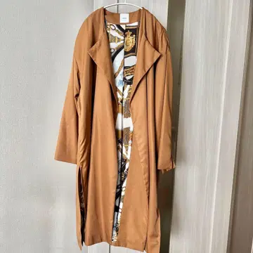 [AMERI] 노카라 루즈 가운 코트 프리 사이즈 카멜