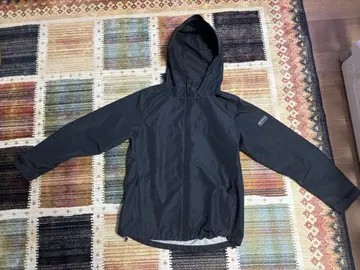 Phiten 블랙 후드 부착 마운틴 후드티 M