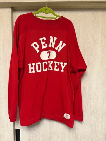 ChampionPENN HOCKEY 긴팔 티셔츠 구제 의류 빈티지