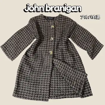 존 브라니건 아일랜드제 알파카 울 혼방 롱 코트